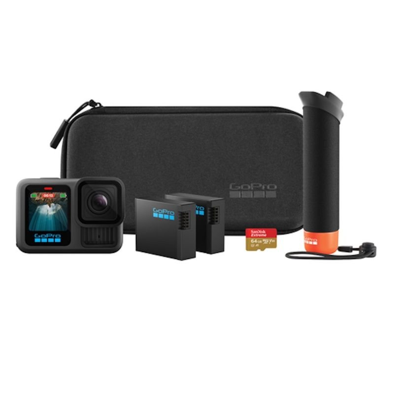 GoPro HERO13 (Black) + Accessories Hard Bundle