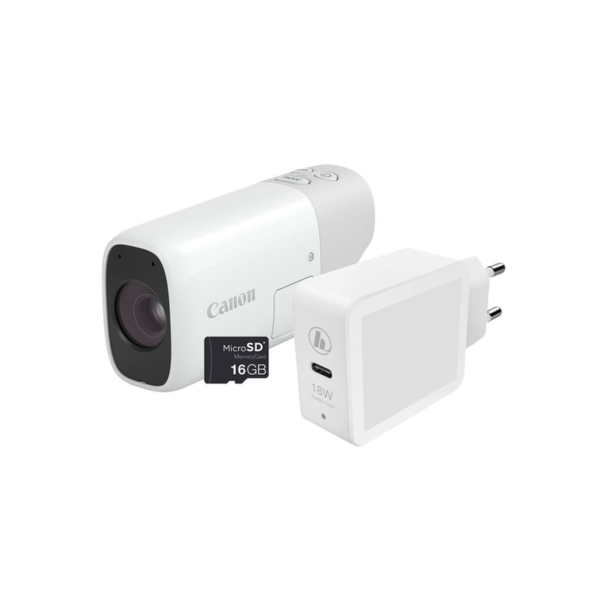 Canon PowerShot Zoom Essential Kit - White